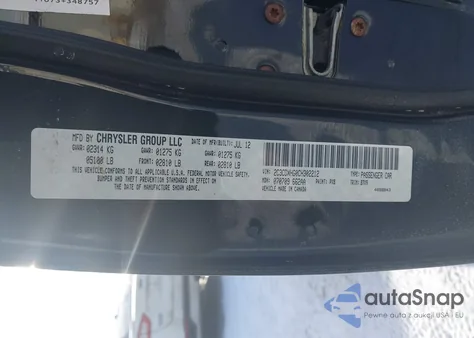 2012 Dodge Charger Sxt z USA, uszkodzony, nr VIN 2C3CDXHG0CH302212